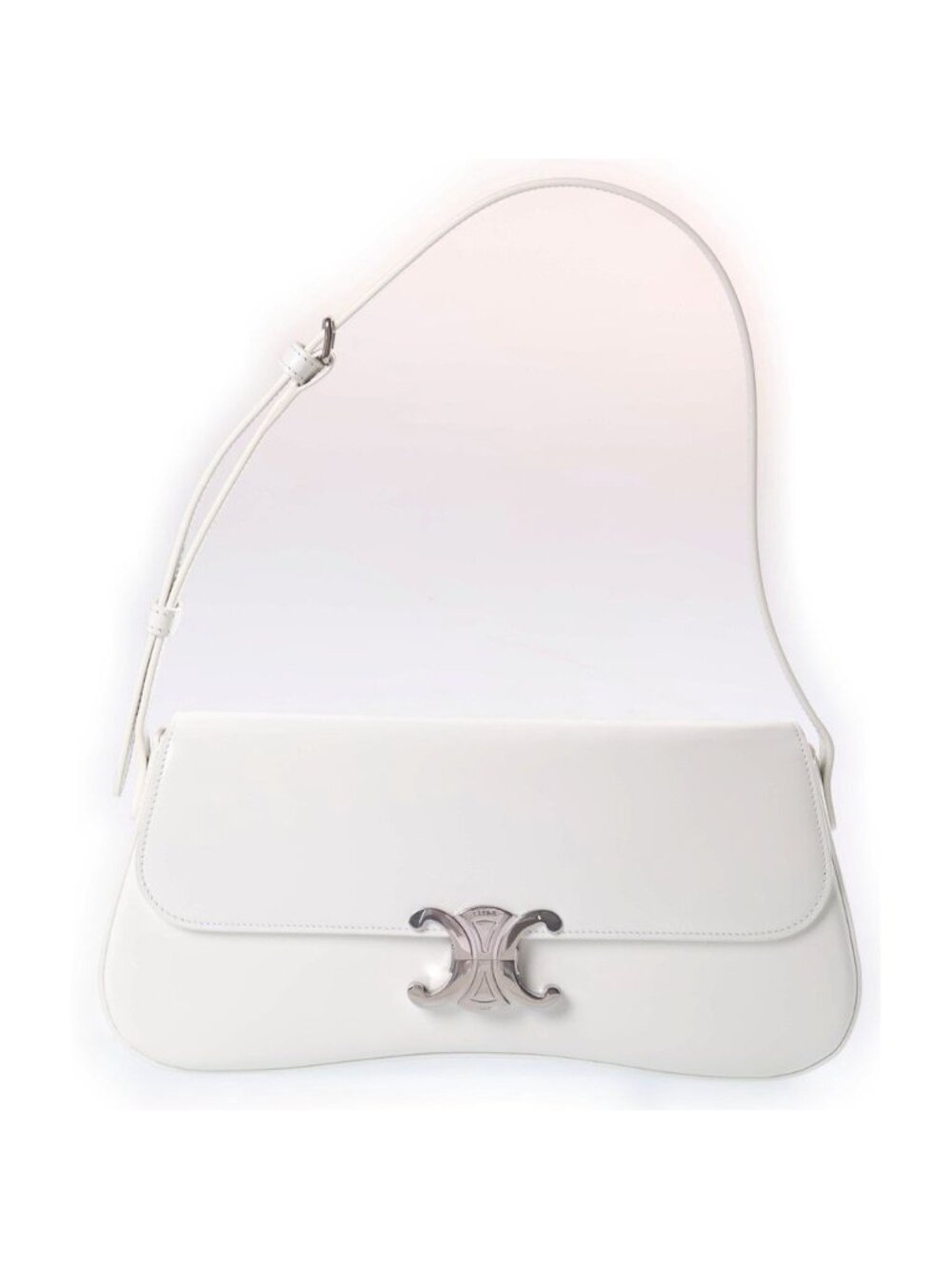 Celine Medium Lola Shoulder Bag White